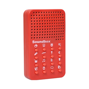 Appareil de sonorisation électronique à 16 effets sonores Blagues pratiques Jeu amusant Prankster Stuff pour enfants Adultes Machine à son en plastique rouge - Product Image 1