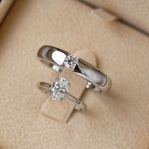 Ensemble de mariage et de fiançailles avec diamant de laboratoire taille ovale, or blanc 14K/18K plaqué rhodium, certifié IGI, 1,00-1,25 CT - Product Image 1
