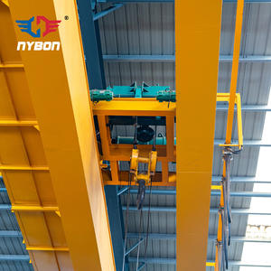 Grúa puente personalizada, grúa aérea de doble haz con carro de elevación móvil, más estable, usada - Product Image 5