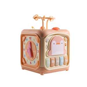 Nuovo Stile Pianoforte Musicale per Bambini 6 in 1, Giocattolo a Tamburo a Sei Lati, Cubo Attività Montessori per Bambini - Product Image 2