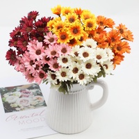 Fleur artificielle style nordique, petite marguerite camomille, pour décoration intérieure, cérémonie de mariage, fleur d'ingénierie
