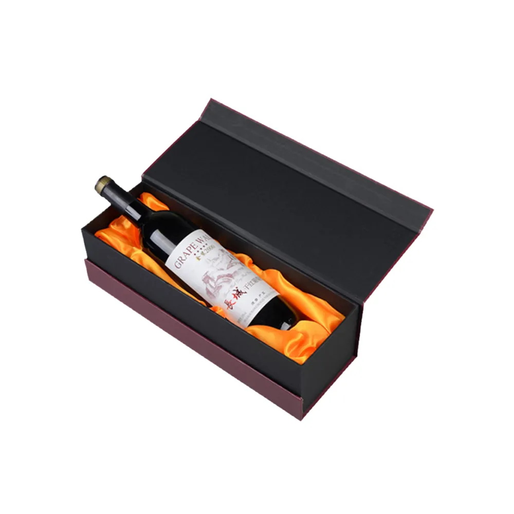 Promotional Oem Golden Supplier Wine Carton Box Recyclable Champagne Packaging Boxes