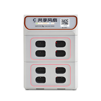 Estación Comercial Inteligente para Compartir Baterías Portátiles con Función de Alquiler de Ventiladores, Kiosco de Pago POS y Solución de Carga Rápida