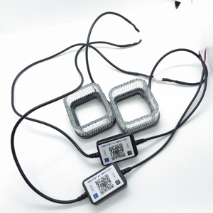 1,5 pulgadas 3,0 pulgadas BI LED ángulo ojos cubierta coche faro proyector lente cubierta con proyector cuadrado luces <span class=keywords><strong>de</strong></span> conducción - Product Image 6