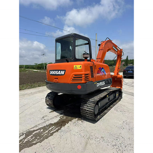 Mini-excavatrice sur chenilles Doosan DH55 <span class=keywords><strong>d</strong></span>'origine coréenne, 5,5 tonnes, modèle 2023 <span class=keywords><strong>d</strong></span>'<span class=keywords><strong>occasion</strong></span>, moteur Yanmar, hydraulique Kawasaki, godet de 0,22 m - Product Image 6