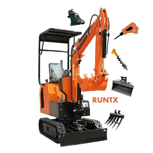 CE Free Shipping 1000kg Hydraulic Mini Excavator With Competitive Prices