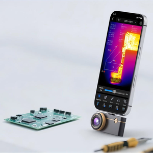 Imageur <span class=keywords><strong>thermique</strong></span> P3 focalisable PCB objectif Macro Focus 8mm compatible avec Ios Android Windows PC caméra d'imagerie <span class=keywords><strong>thermique</strong></span> - Product Image 2