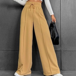 Pantalon de survêtement ample et droit pour femme, coupe large, décontracté, sport, tendance - Product Image 2