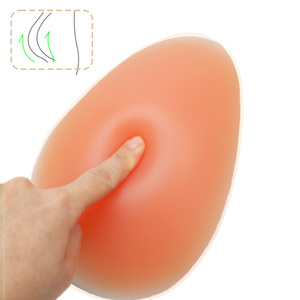 水滴型洗えるシリコン製ヒップアップパッド、女性用見えないお尻パッド - Product Image 2