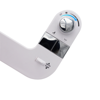Accessoire de bidet moderne en ABS à double buse pour eau froide, avec design écologique pour toilettes