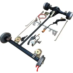 20kw Light Duty Differential Bus Buggy Independent Dc Motor And Rear Axle Kit With Suspension Electric Motor And Controller