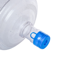 Precio Directo de Fábrica, Tapa de 5 Galones con Plástico Azul y Blanco Libre de BPA, 55MM, para Agua Mineral, Etiqueta Personalizada