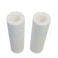 Cartouche filtrante à sédiments PP, réservoir sous pression, haute efficacité, usage industriel, système de filtration d'eau 500L/heure, 1-5 microns, blanc
