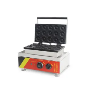 Mini máquina de rosquinha elétrica para petiscos, equipamentos para alimentos assados
