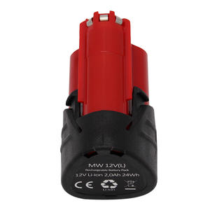 Pacco batteria ricaricabile agli ioni di litio 12V 2000mAh adatto per batteria utensile elettrico milwake M 1 <span class=keywords><strong>2</strong></span> senza fili - Product Image 5