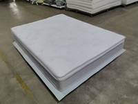 Hypoallergene Queen Gel-Memory-Foam-Matratze mit Taschenfederkernsystem, Euro-Top-Design, 32 cm Dicke, abnehmbarer Bambusbezug, Krankenhausqualität