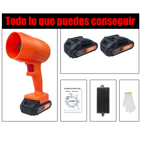 20V Cordless Leaf Blower Rechargeable High Power Handheld Lightweight Portable Electric Blower for Garden Yard and Car Cleaning