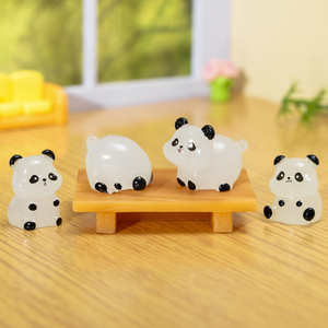 Pandhi in resina all'ingrosso, simpatici e spirituali, che si illuminano al buio, ideali come decorazioni fai da te per librerie e contenitori. - Product Image 4