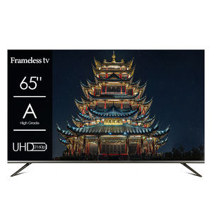Téléviseur LED sans cadre <span class=keywords><strong>Hitv</strong></span> 1+8G Android Smart TV avec DVB-T2 Télévision 65 pouces 4K Smart TV - Product Image 1