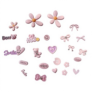 Dijes 3D de Zinc Impermeables Kawaii con Diseños de Lazo, Oso, Flor, Corazón y Estrella, Suministros para Manualidades y Estuches, para Pequeños Negocios, Venta al por Mayor, 10 unidades - Product Image 6
