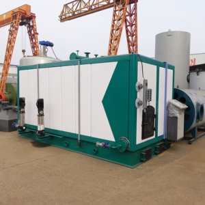 หม้อไอน้ำแบบท่อไฟแนวนอนชนิดขดวนสำหรับการเผาไหม้ชีวมวลและถ่านไม้แบบแรงดันต่ำ - Product Image 2