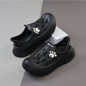 Chaussures d'eau pour hommes Seiyan, semelles épaisses, antidérapantes, chaussures de sport de plage et d'extérieur, motif animal, beige, kaki, blanc, noir - Product Image 2