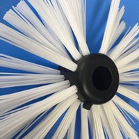 Brosse de revêtement Picote en fibre synthétique industrielle de qualité supérieure avec personnalisation OEM pour le nettoyage et la pulvérisation des canalisations d'égouts