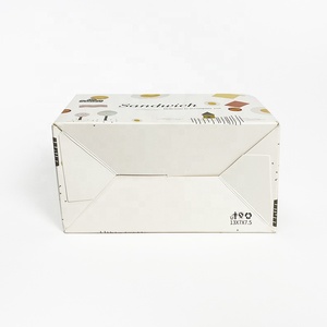 Caja de Embalaje Personalizada para Mini <span class=keywords><strong>Hamburguesas</strong></span> y Desayunos, Caja de Papel para Waffles y Sándwiches de Huevo, Impresión Personalizada - Product Image 4