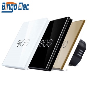 Bingoelecホームウォールタッチスクリーンファン調光器TuyaAlexaスマートスイッチはWifiで動作します - Product Image 1