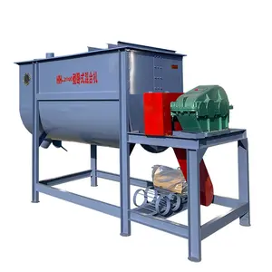 Industrial Horizontal Dry Powder Automatic Ribbon Feed Mixer 2t Stone Paint Powder Mixing Machine With Best Price