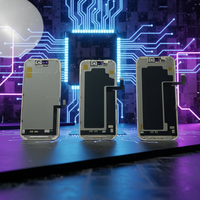 Écran factice pour iPhone 12/13/14/15/16/17 Pro Max Air LCD non fonctionnel avec numériseur tactile et châssis complet
