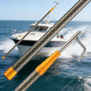 DUSHI Fabricantes de Ganchos Telescópicos para Barcos de Fibra de Carbono Personalizados Profesionales, Poste Telescópico de Fibra de Carbono para Barcos - Product Image 1