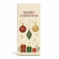 Boîtes en carton personnalisées imprimées pour Noël avec logo pour l'emballage de cadeaux de fin d'année