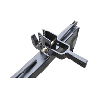 Adaptateur universel de pointe de attelage rapide 3 points pour tracteurs de haute qualité - Noir, taille standard