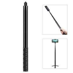 Proveedor chino PULUZ 150cm Metal Selfie Stick Monopod para <span class=keywords><strong>Insta360</strong></span> One RS / <span class=keywords><strong>X2</strong></span> / <span class=keywords><strong>X3</strong></span> - Product Image 2