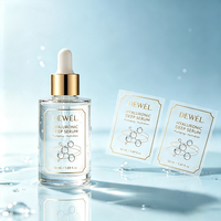 Étiquette autocollante en vinyle personnalisée TEDDY pour parfum, impression de logo, feuille d'or, étiquette cosmétique