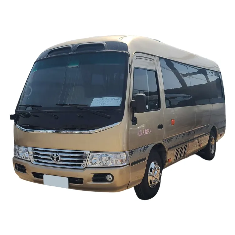 Giá thấp xe buýt huấn luyện viên sử dụng TOYOTA LAND CRUISER Coaster Nhật Bản xe buýt với DIESEL 30 chỗ ngồi xe buýt chở khách cho xe buýt trường học sử dụng