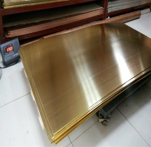 Plaque/feuille en <span class=keywords><strong>laiton</strong></span> ASTM CuZn37 H62 épaisseur personnalisée pour la décoration en stock - Product Image 3