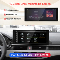 STWEI 12.3 İnç Araba Video Oynatıcıları Multimedya Radyo Audi A4 A5 S5 Q5 B9 2017-2023 Kablosuz BT Carplay Ana Ünitesi Dokunmatik Ekran