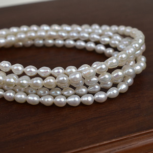 Perle d'eau douce naturelle en forme de goutte d'eau, faite à la main, pour collier DIY, accessoire, semi-finie, bijoux à forte luminosité - Product Image 3