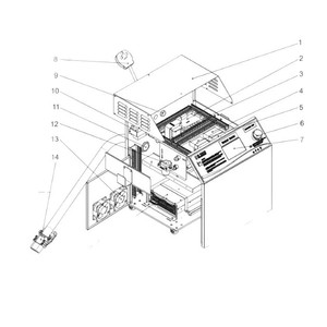 Carte logique de commande pour chariot élévateur Bobcat B20NS B25NS, panneau numérique à montage mural 30001611-02072 - Product Image 2