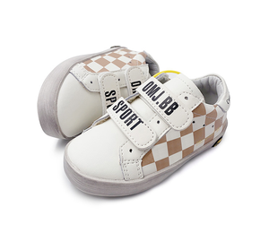 Zapatos de Cuero para Niños, Transpirables, con Diseño a Cuadros, Zapatos Planos Tipo Tenis para Niñas - Product Image 6