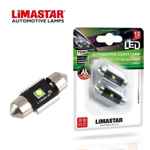 หลอดไฟ <span class=keywords><strong>LED</strong></span> สำหรับรถยนต์ของ Limastar มีชิปพลังงานสูง31มม. C5W หลอดไฟสีน้ำเงิน6418 - Product Image 1