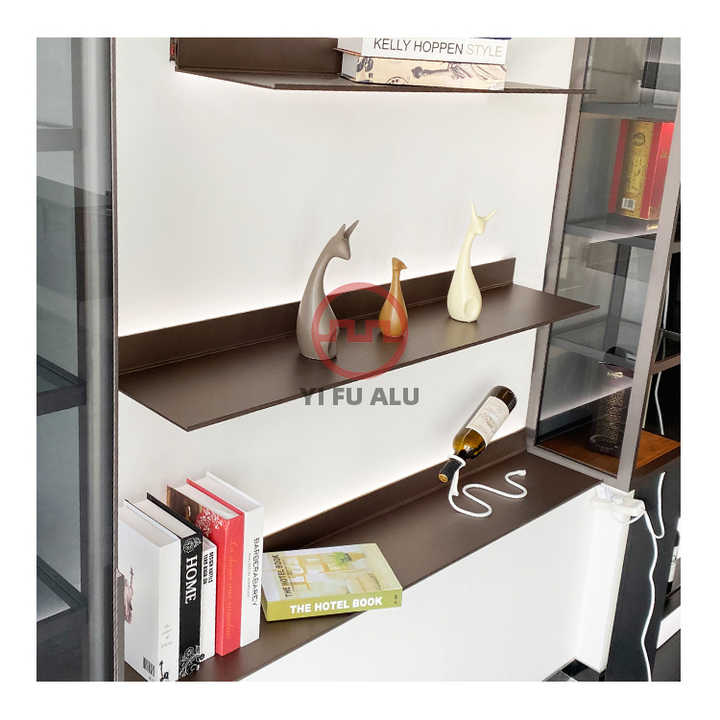 Modern L Shaped Book Shelf Living Room Cabinets Book Cabinet Wall ...