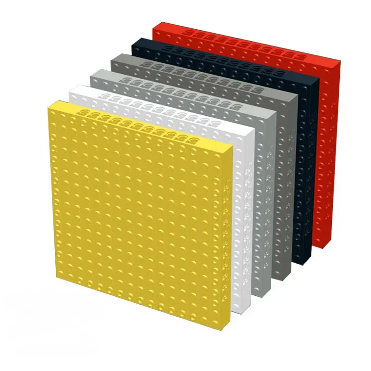 Block Plate double sided 16x16 Baseboard Brick Parts Small particles Compatible Pixel Building Block Toys 65803
