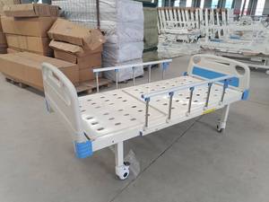 Cama médica de <span class=keywords><strong>hospital</strong></span> manual de una manivela con diseño inteligente, comodidad y conveniencia para los pacientes - Product Image 2