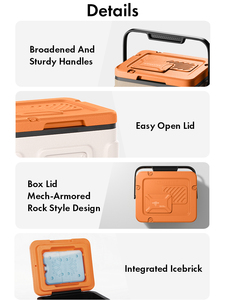 Icemaster Lightweight 1.21KG Portable <b>Ice</b> <b>Cooler</b> <b>Box</b> High Strength Fall Shock Resistant 5L Insulated <b>Box</b> with Sturdy Handle - Product Image 4