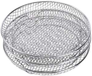 Accesorios para Freidora de Aire S057 de Acero Inoxidable, Rejilla de Deshidratación Apilable de Tres Niveles, Antiadherente y Segura para Alimentos - Product Image 4