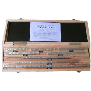 मीट्रिक सिस्टम आयताकार गेज ब्लॉक सेट ब्लॉक गेज 0 ग्रेड / 1 ग्रेड 125-500 मिमी 8 पीसी / सेट - Product Image 1