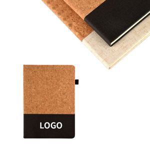 2026 Hot Promotional Corporate Gift Journal Notebook Cork Splicing Hard Cover Eco Friendly Notebook - Product Image 1